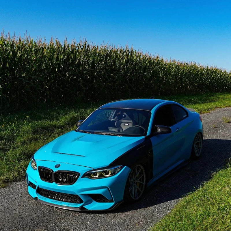 Blue Car Wrap