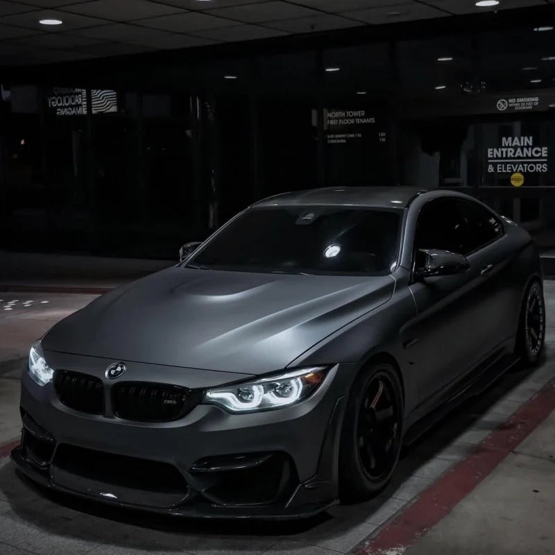 Grey Car Wrap