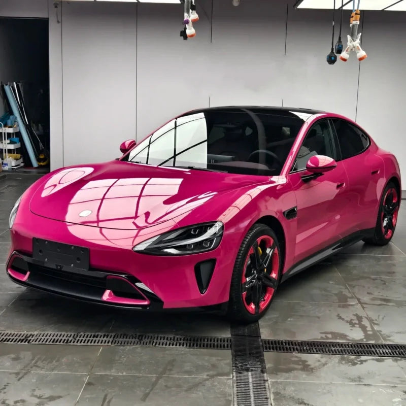 Magenta Car Wrap
