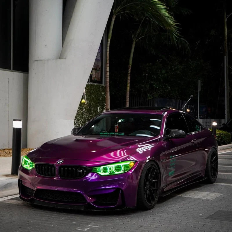 Purple Car Wrap