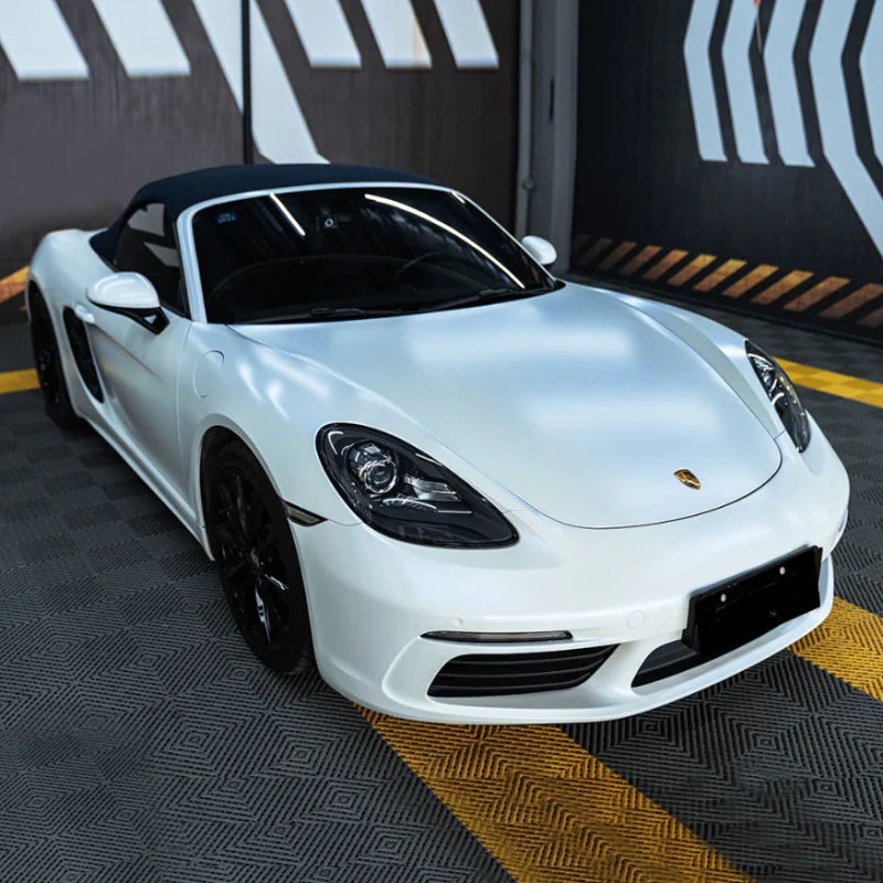 White Car Wrap