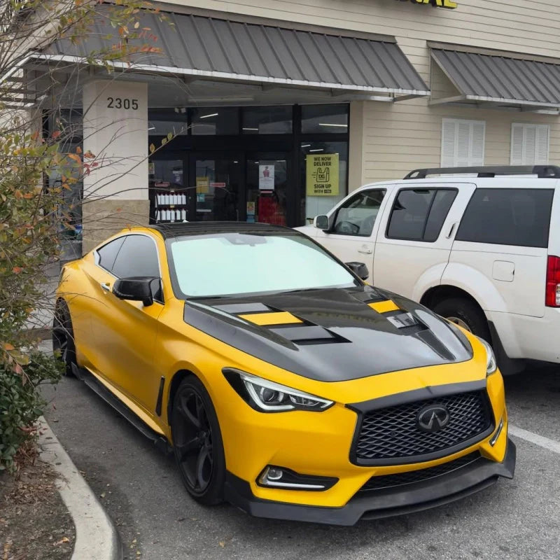 Yellow Car Wrap