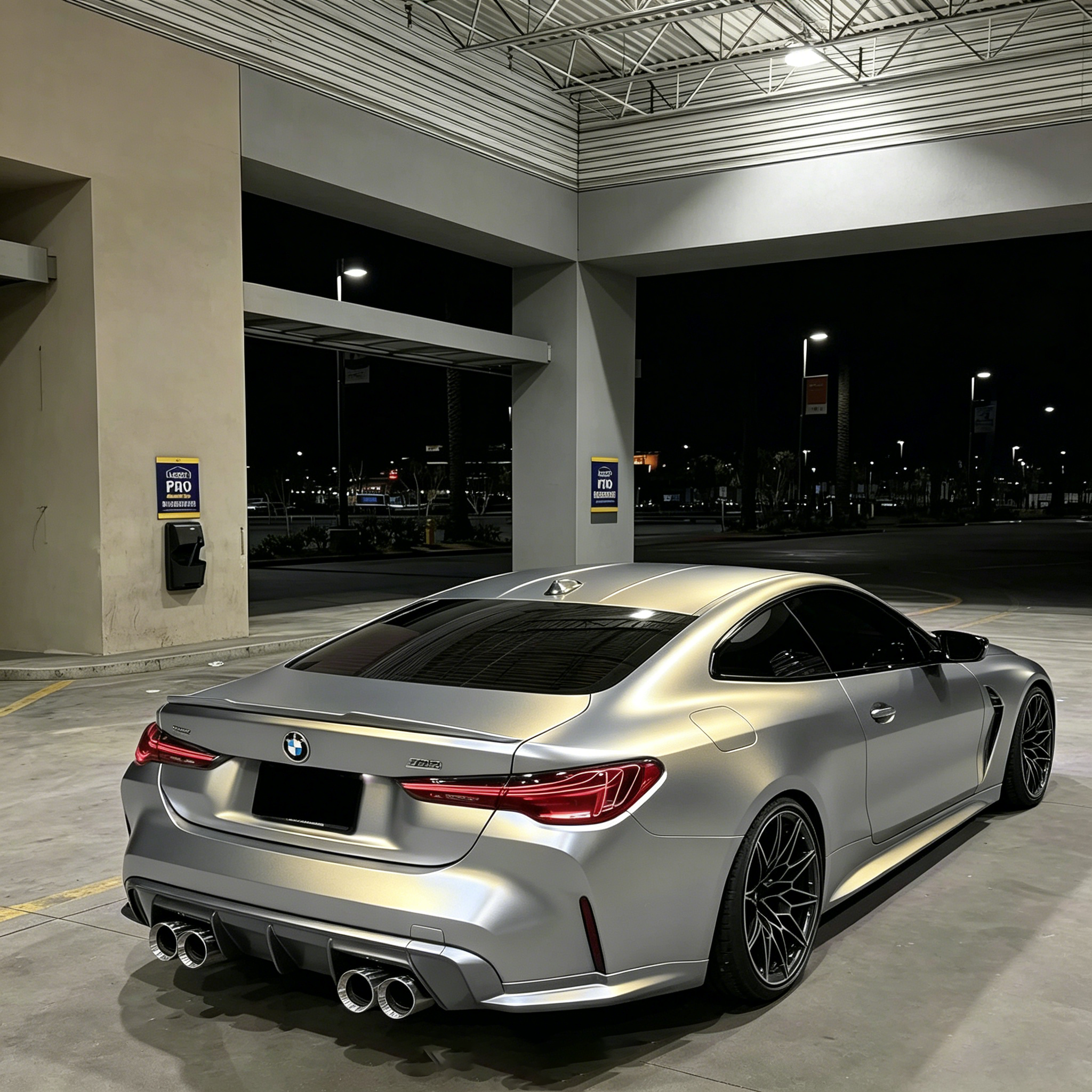 Matte Metallic Diamond Grey Gold Car Vinyl Wrap