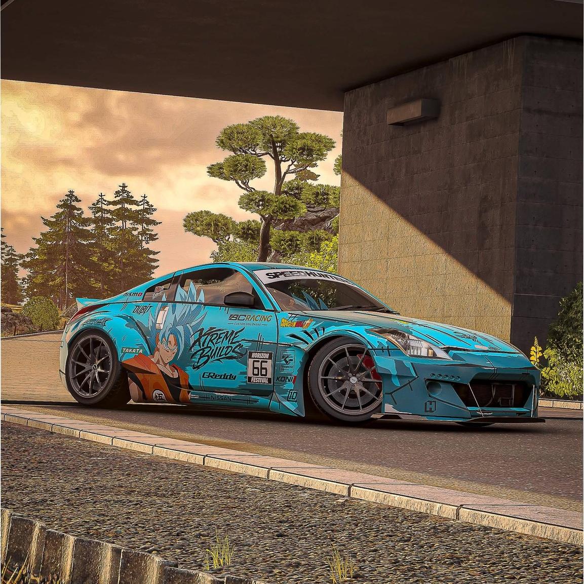 GoKu Animekia Car Wrap