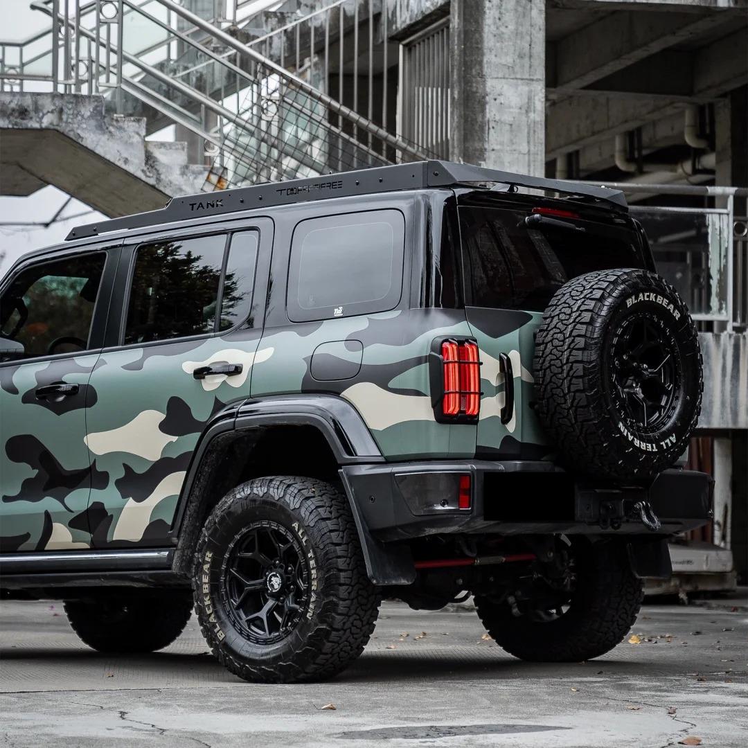 Aluko Camouflage Car Wrap