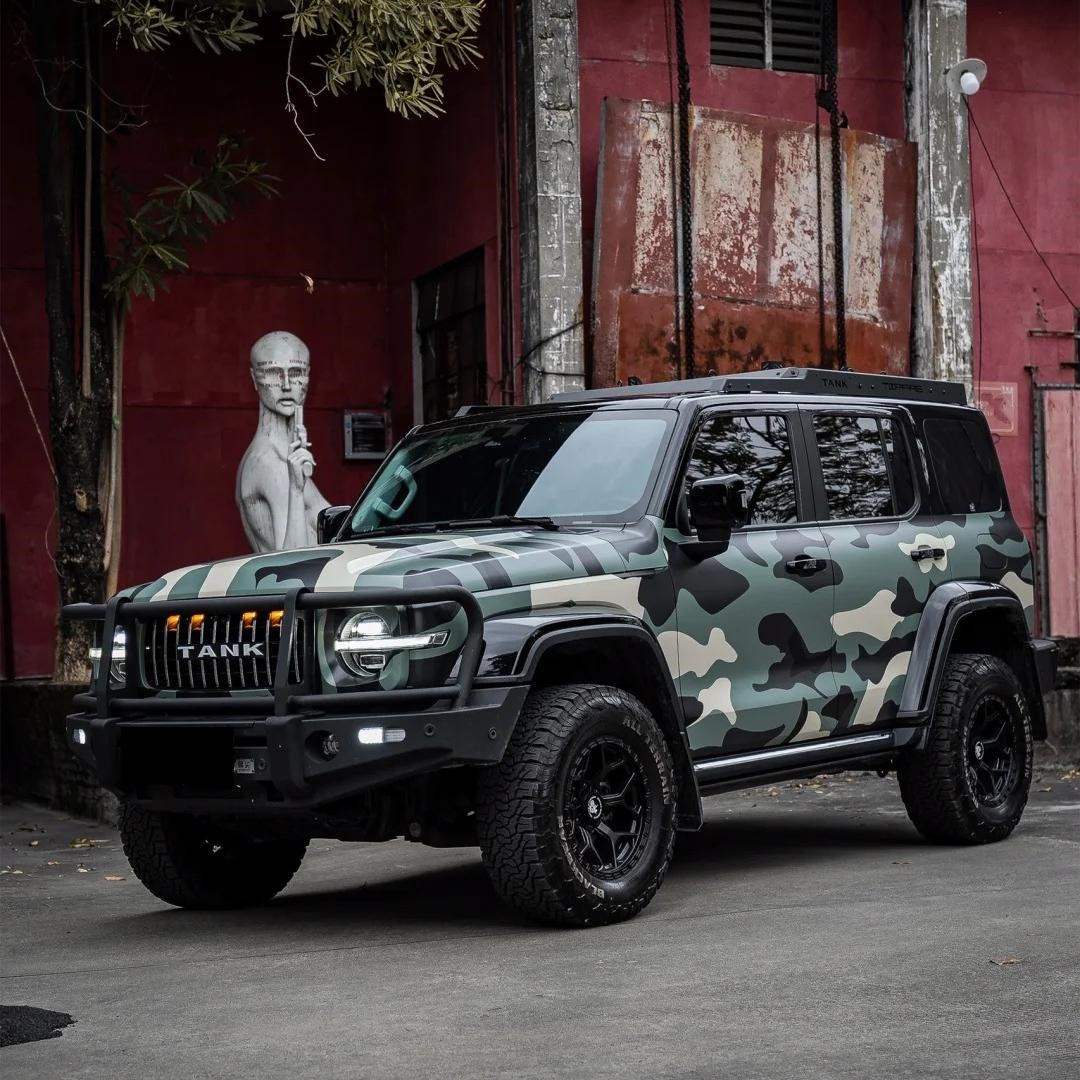Aluko Camouflage Car Wrap