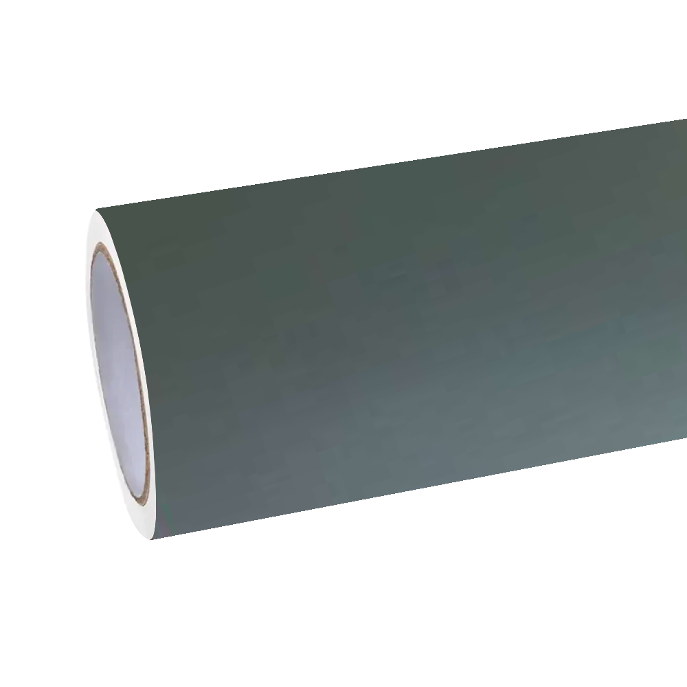 ALUKOCARWRAP Ultimate Flat Army Green Car Vinyl Wrap PET roll, premium matte green car wrap packaging.
