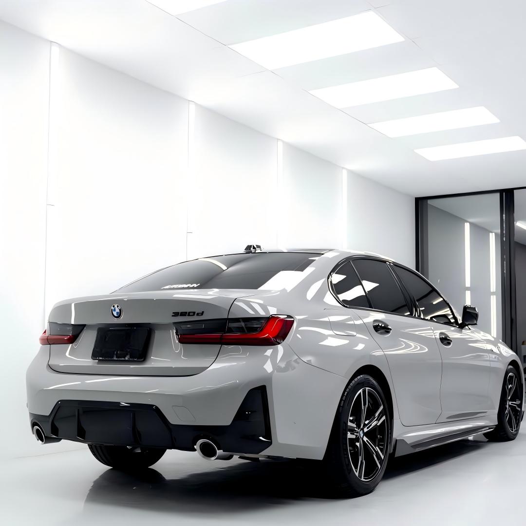 Gloss Light Nardo Grey Car Vinyl Wrap PET