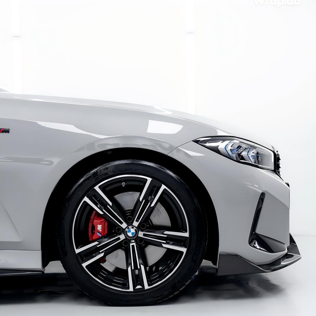 Gloss Light Nardo Grey Car Vinyl Wrap PET