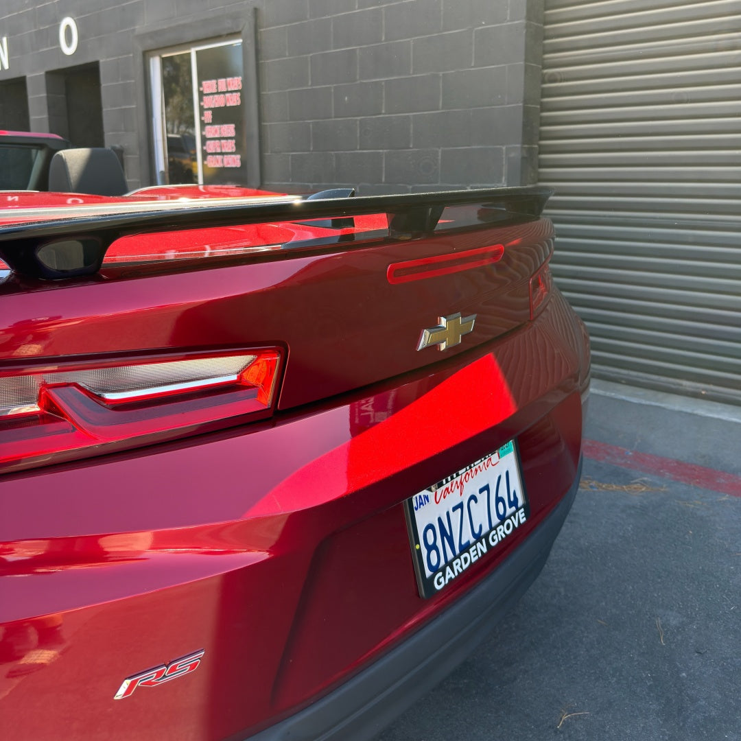 Gloss Metallic Cherry Red Car Vinyl Wrap PET