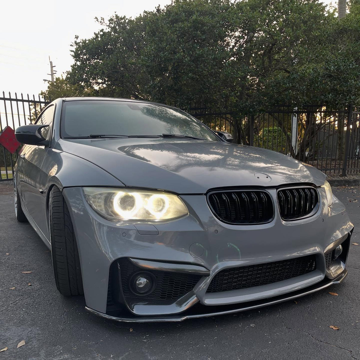 Gloss Nardo Grey Car Vinyl Wrap PET