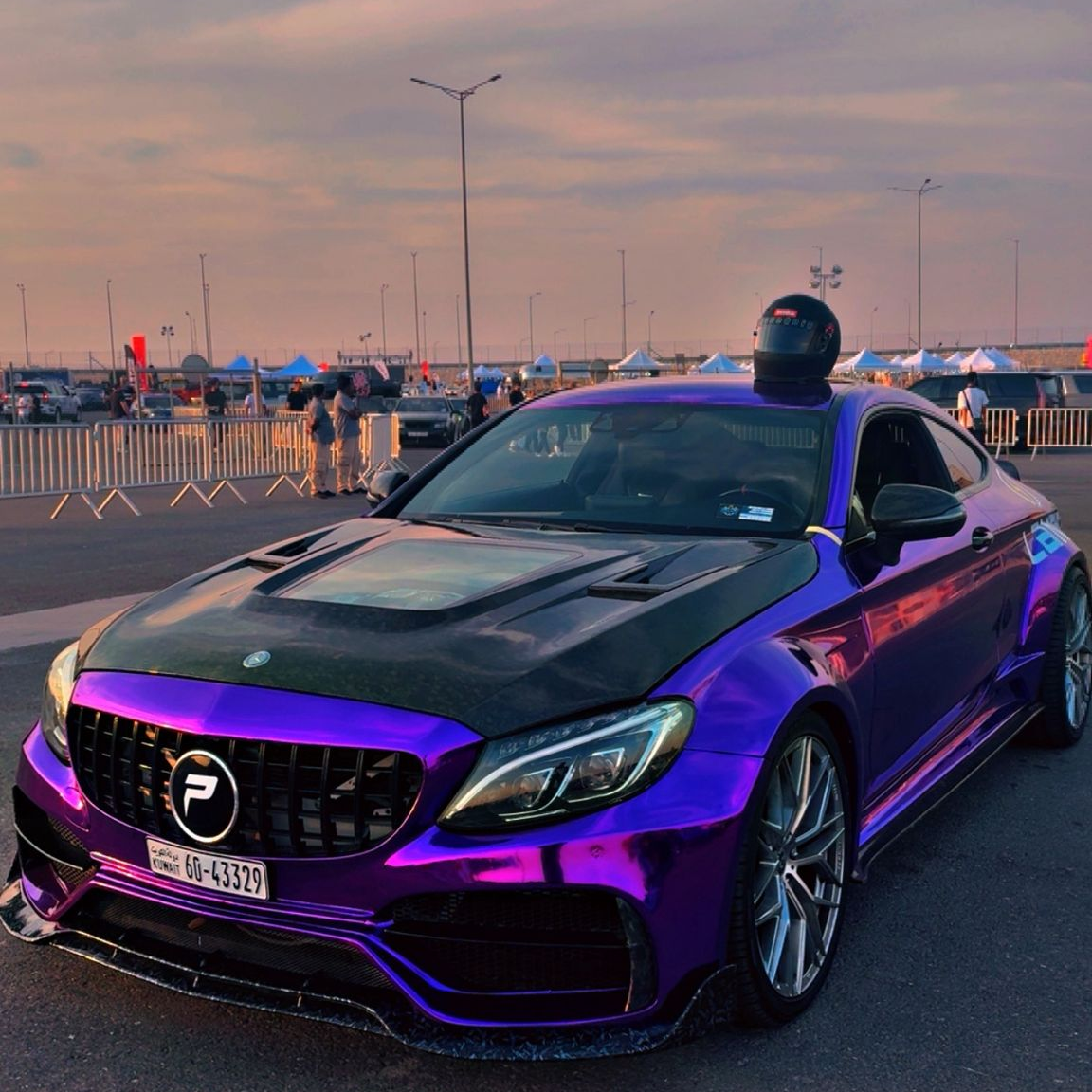 Holographic Purple Vinyl Wrap