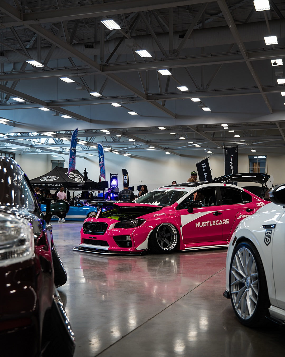 Gloss Fluorescent Pink Car Vinyl Wrap