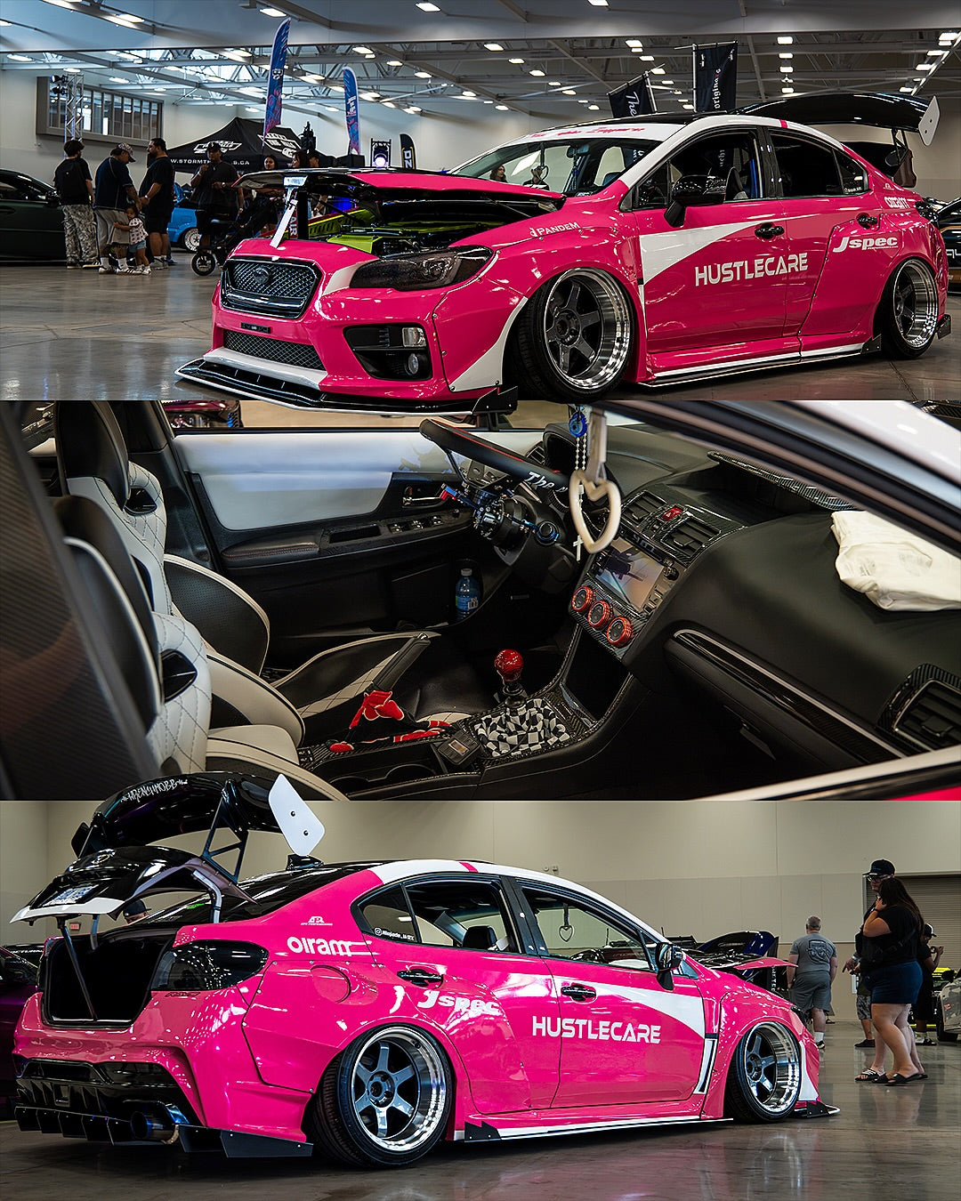 Gloss Fluorescent Pink Car Vinyl Wrap