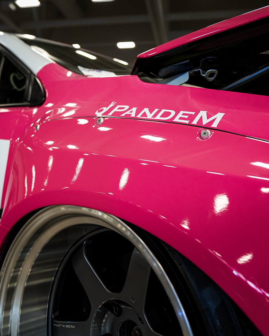 Gloss Fluorescent Pink Car Vinyl Wrap