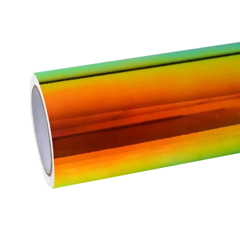 Gloss Ammolite Gem Green Vinyl Wrap by ALUKOCARWRAP, Laser Holographic Chrome Rainbow Car Wrap
