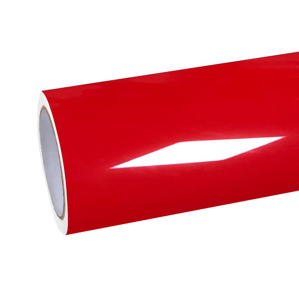 Gloss Ferrari Red Car Vinyl Wrap PET by ALUKOCARWRAP - Premium Gloss Red Car Wrap