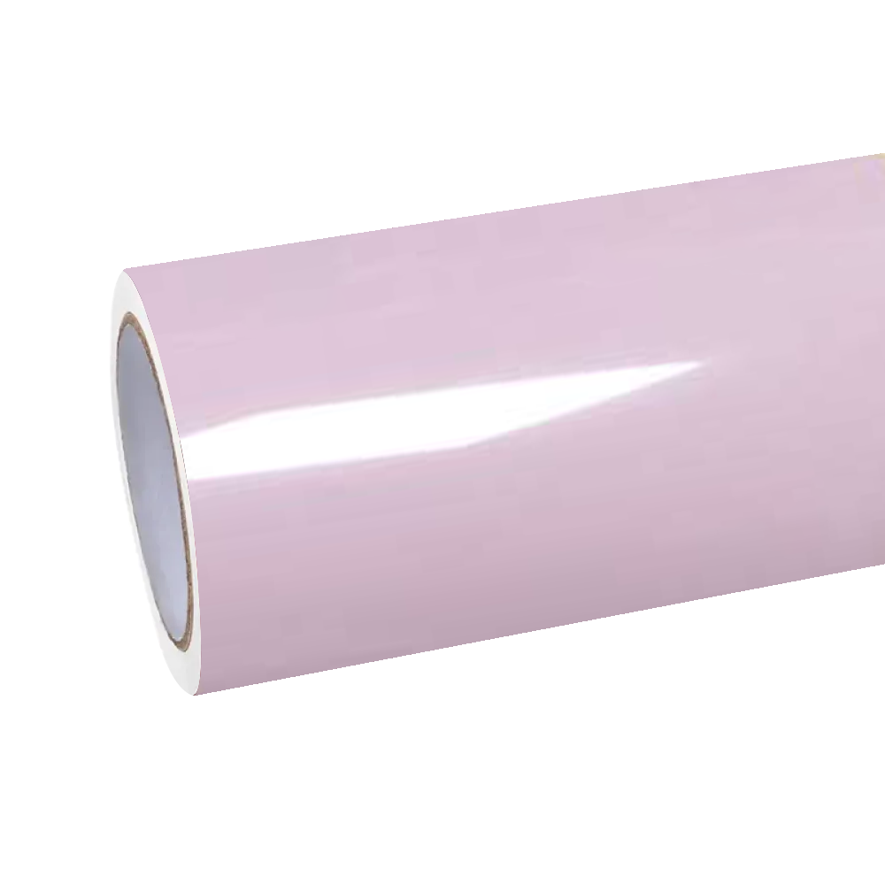 ALUKOCARWRAP Gloss Crystal Lilac Purple Car Vinyl Wrap PET film with an ultra-smooth luxury paint finish.