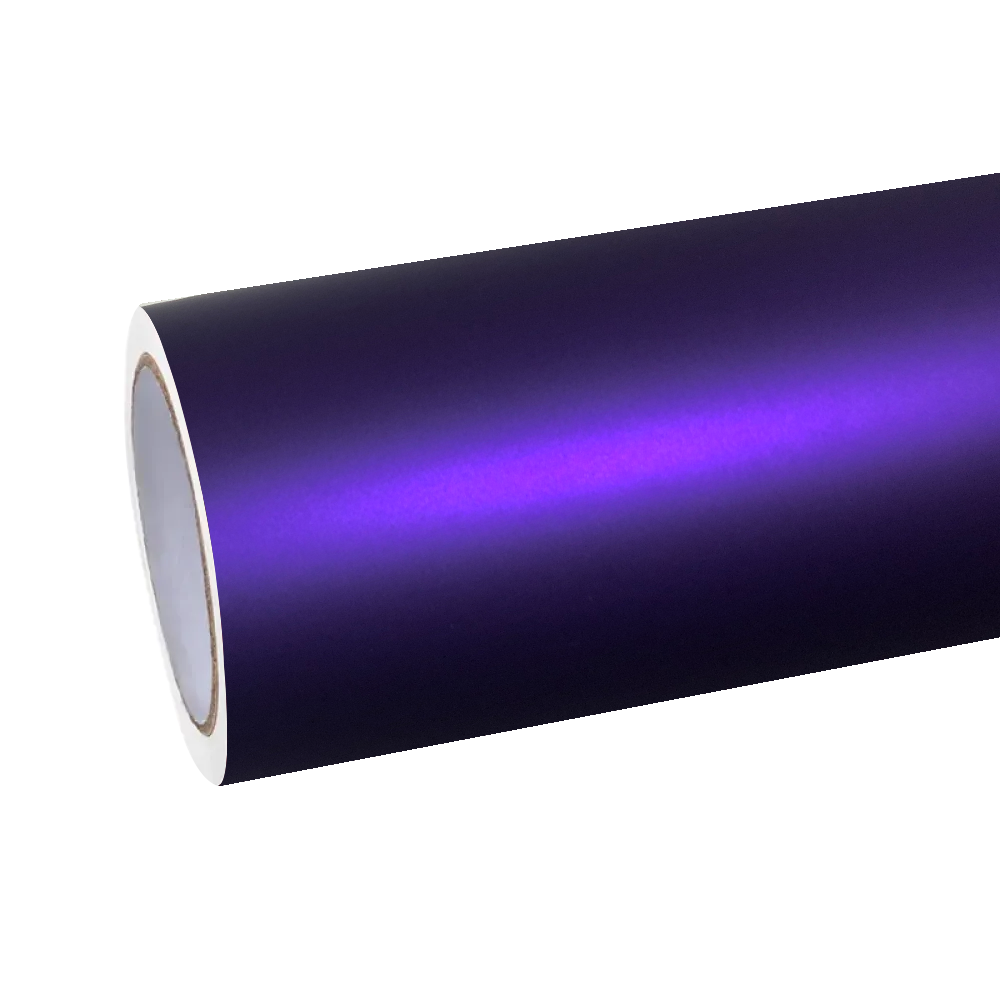 Matte metallic liquid purple car vinyl wrap, PET backing gloss vehicle wrap film.
