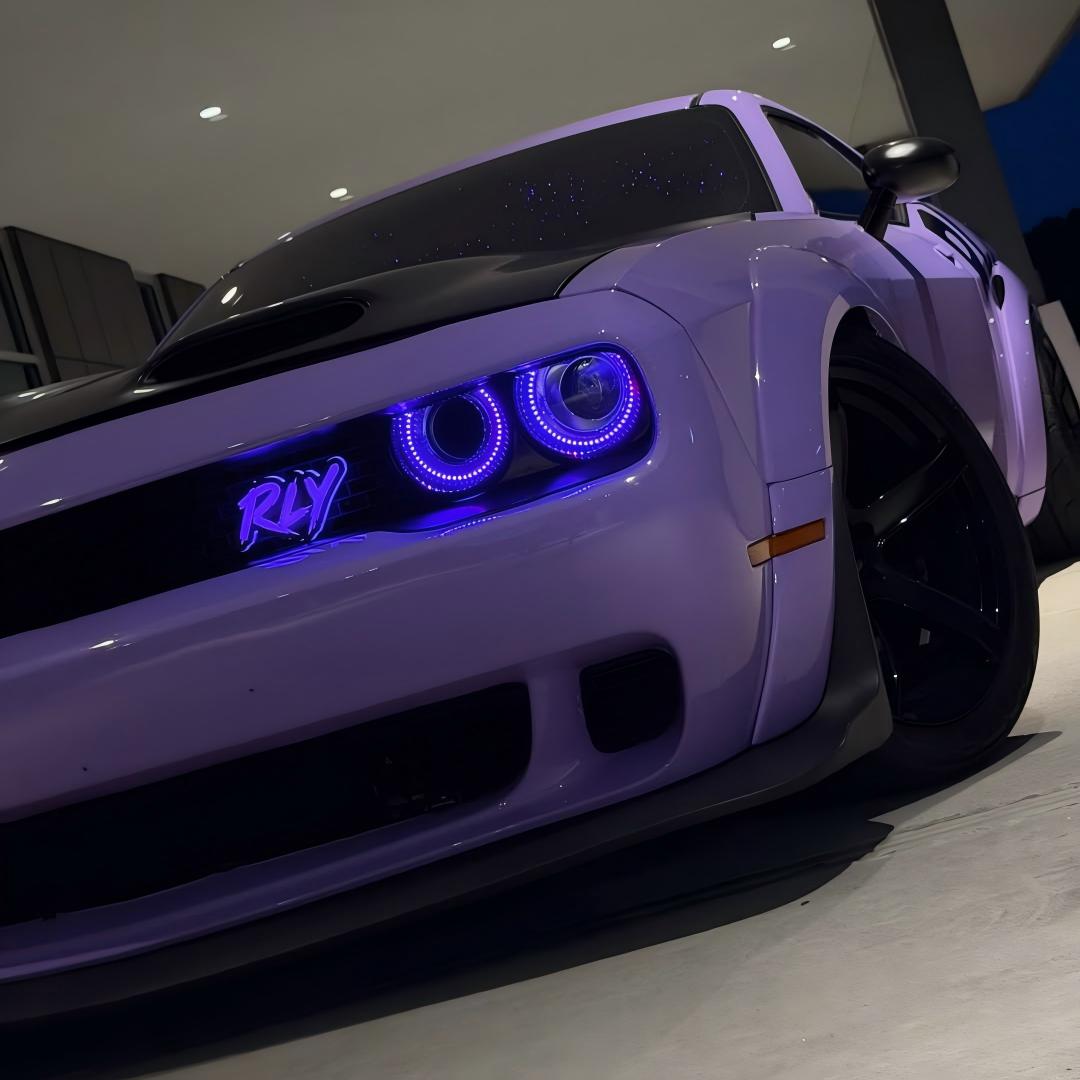 Premium Gloss Macaron Lavender Purple PET Vinyl Wrap with ultra-smooth finish for luxury cars