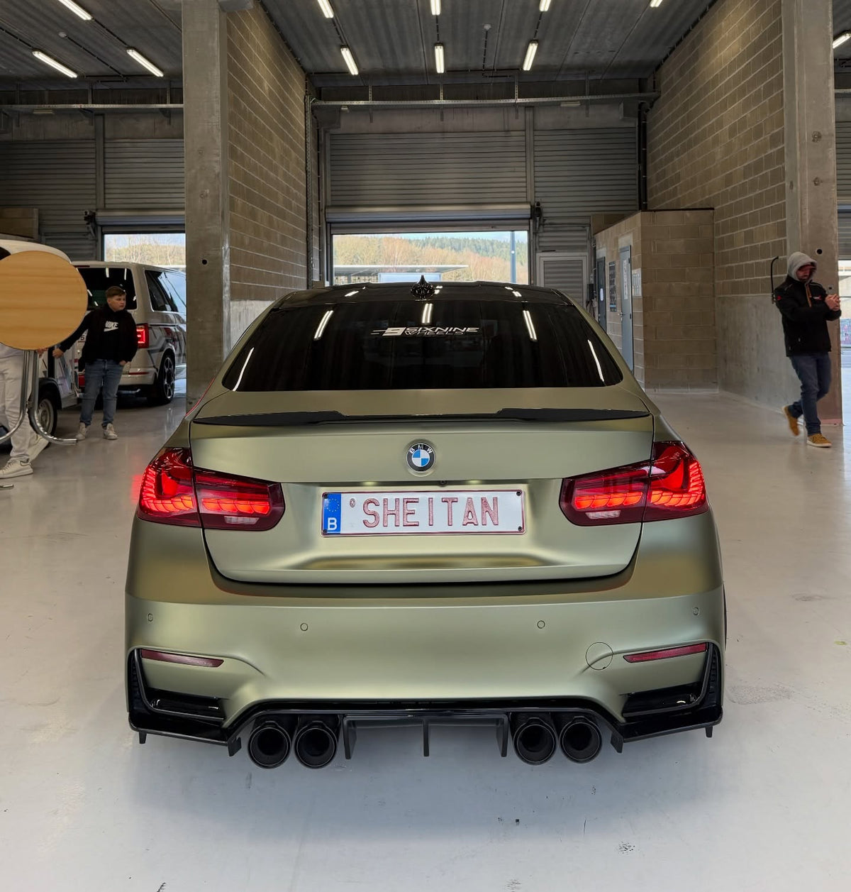 Matte Metallic Lighting Green Car Vinyl Wrap PET