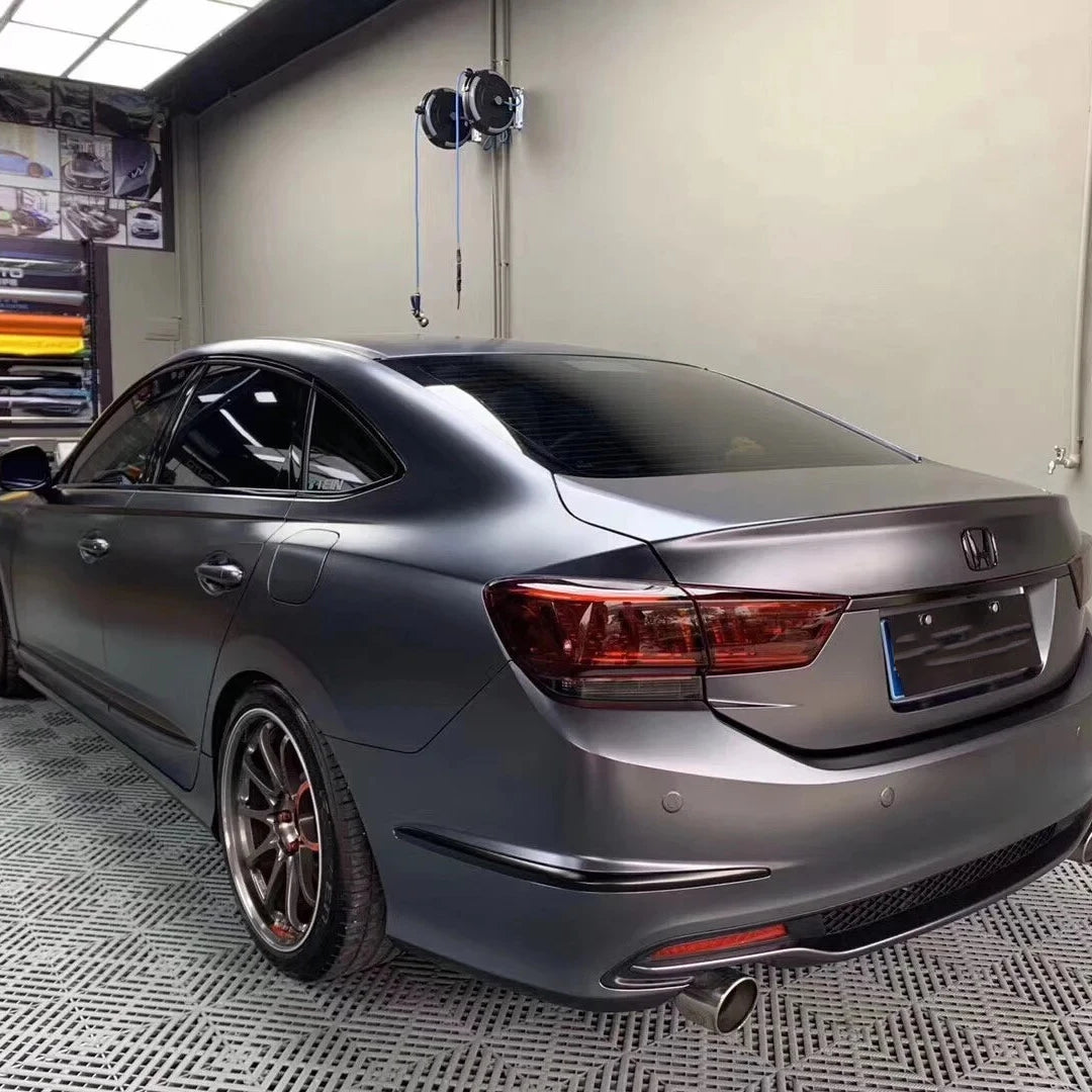 Matte Metallic Satin Mountain Grey Car Vinyl Wrap PET