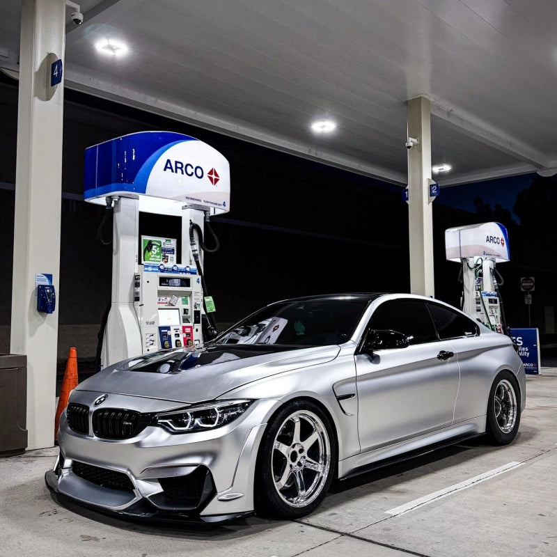 Matte Satin Chrome Silver Car Vinyl Wrap | Satin Chrome X Silver Car Wrap