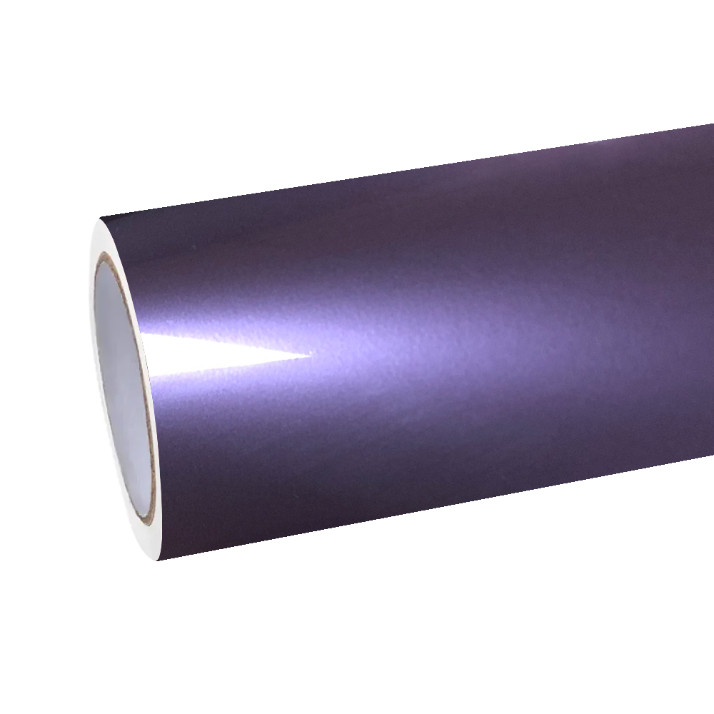 ALUKOCARWRAP Gloss Liquid Russet Purple Car Vinyl Wrap PET product showcase, featuring the high-end liquid purple car wrap color profile.