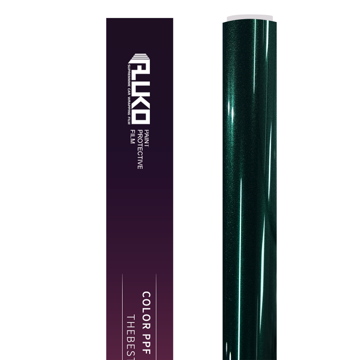 TPU Gloss Metallic British Green Colored PPF Paint Protection Film