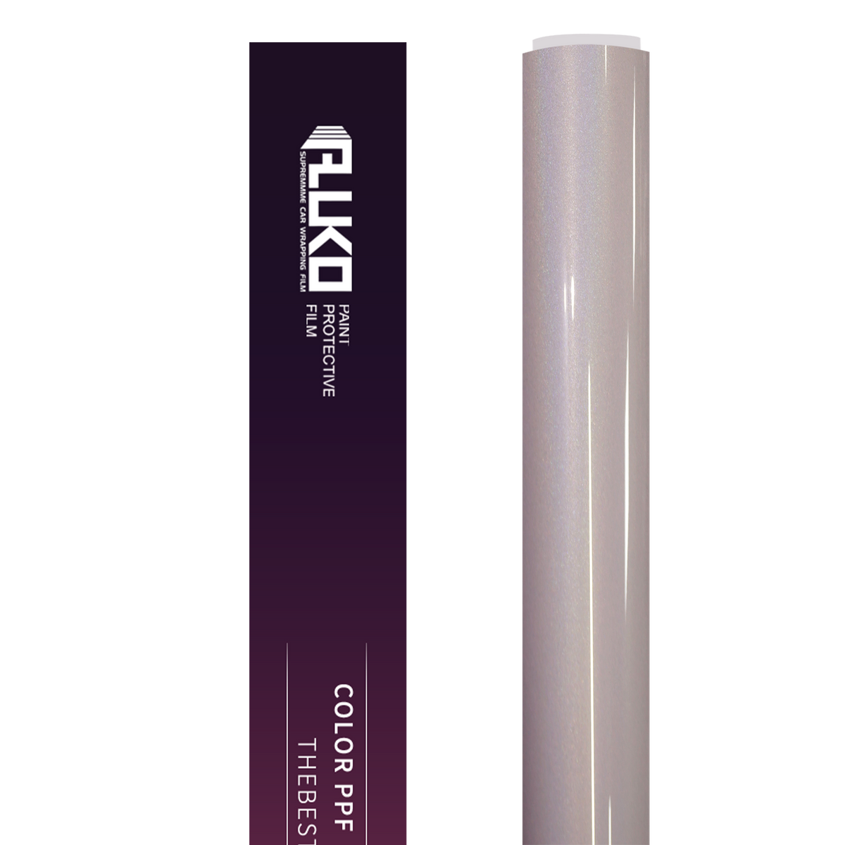 TPU Gloss Metallic Rainbow Laser Light Pink Colored PPF Paint Protection Film