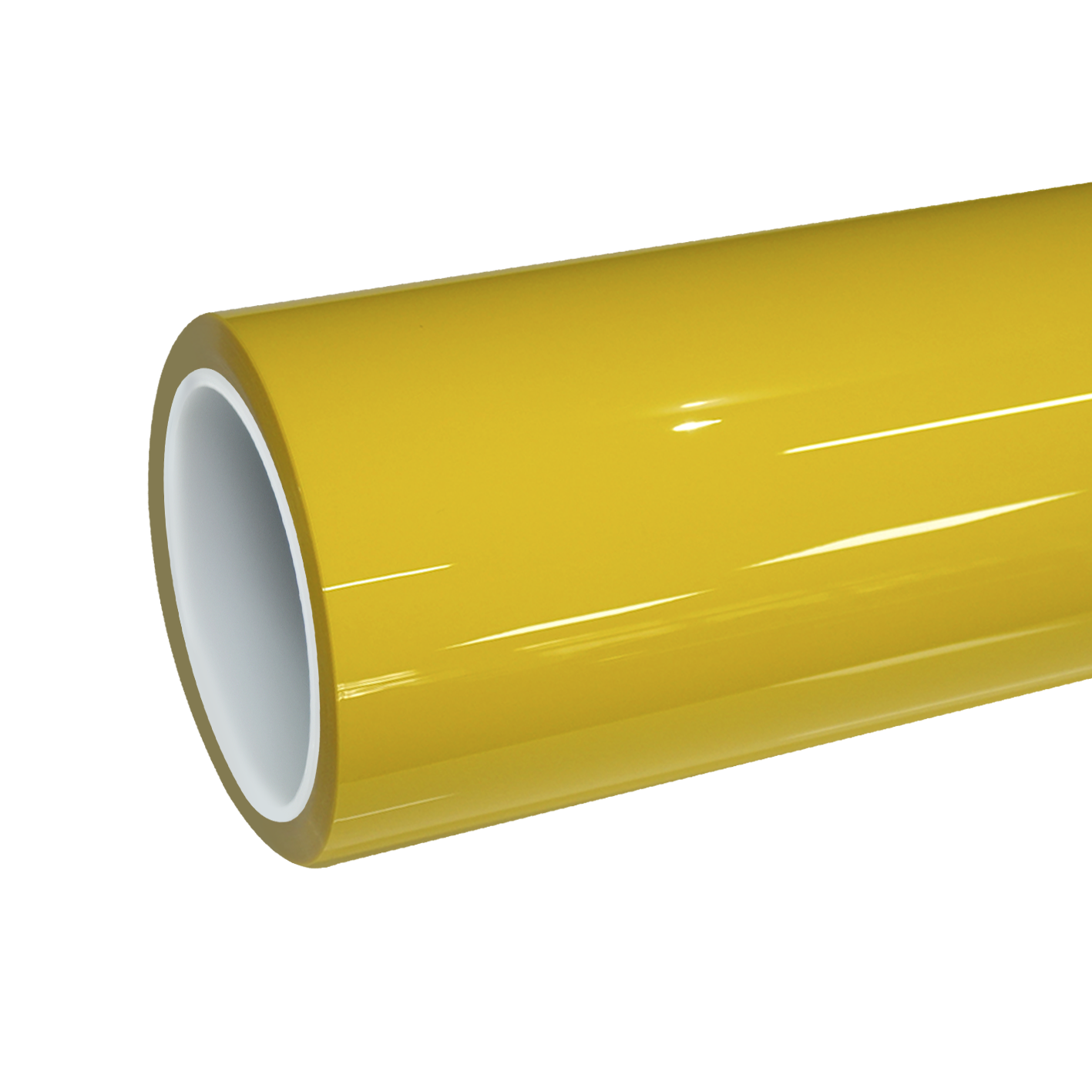 Authentic 8.5mil ALUKOCARWRAP TPU glossy sunflower yellow colored PPF paint protection film roll for professional wrap shop bulk supply.