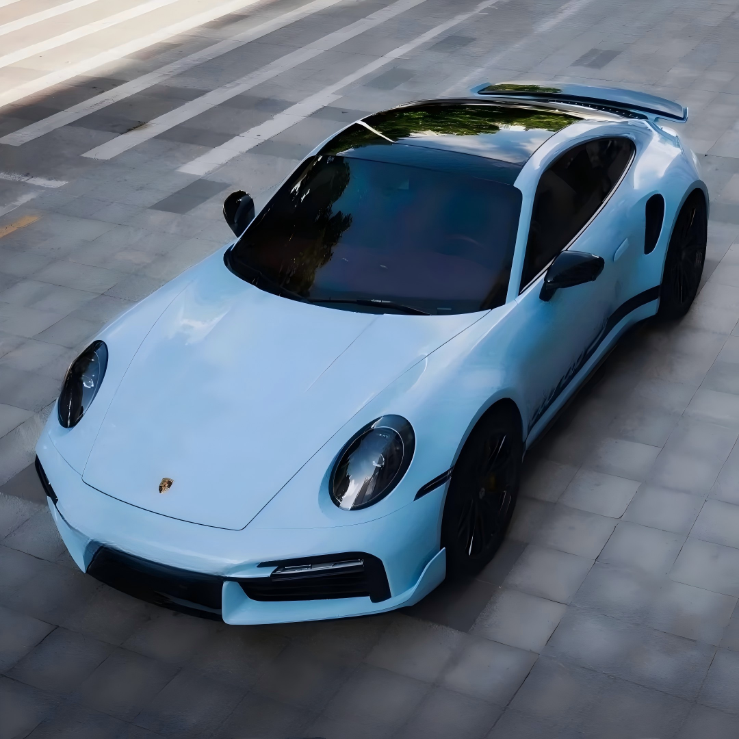 Track-inspired Zandvoort Blue Car Wrap roll with high gloss finish, a trending premium option from ALUKOCARWRAP.