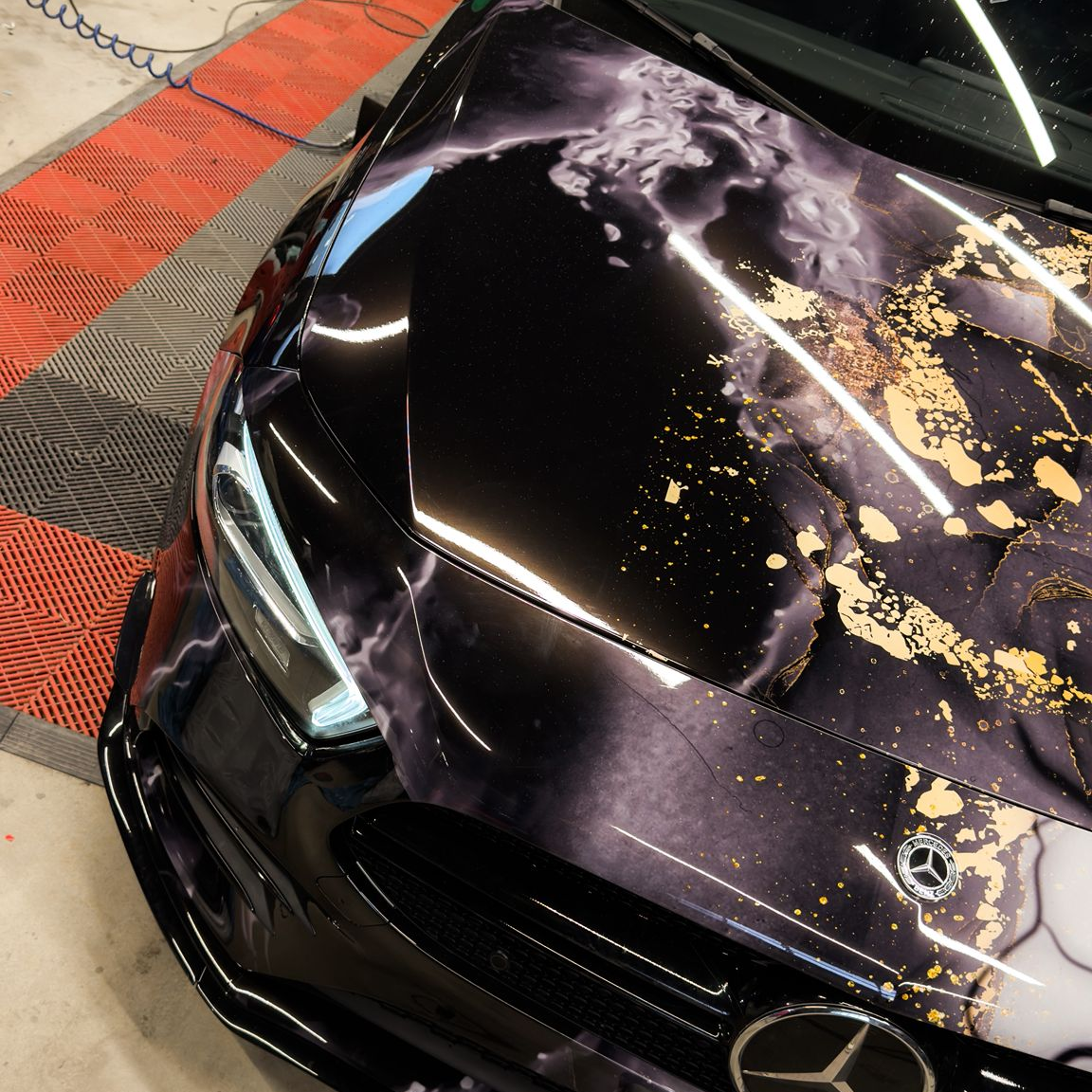ALUKOVINYL Marble Print Vinyl Wrap Film Custom Car Wrap