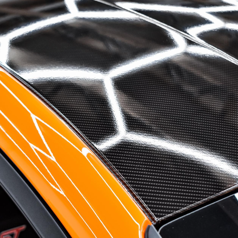 4D Best Carbon Seller - Gloss Black Carbon Fiber Car Vinyl Wrap
