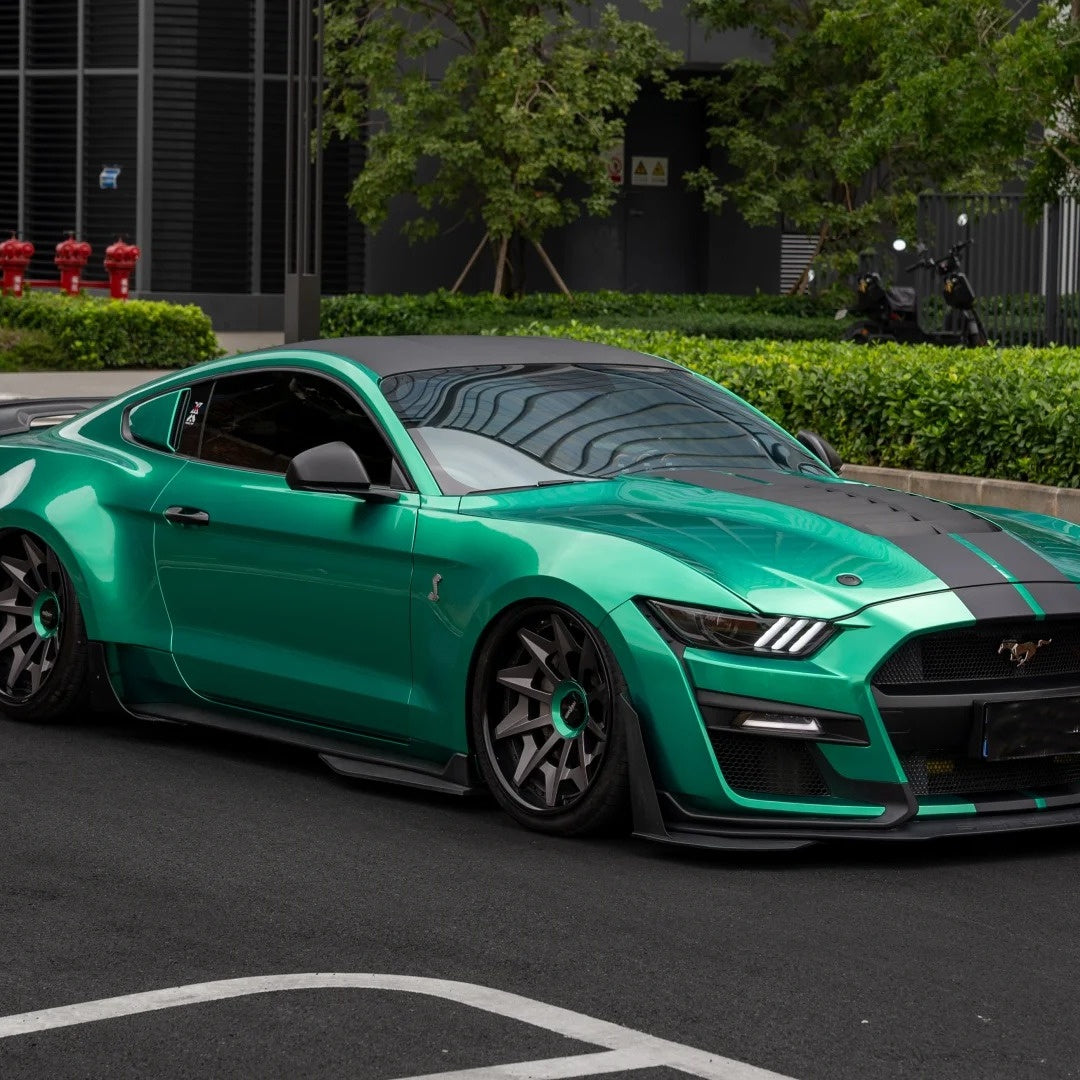 Gloss Metallic Isle Of Man Green Car Vinyl Wrap