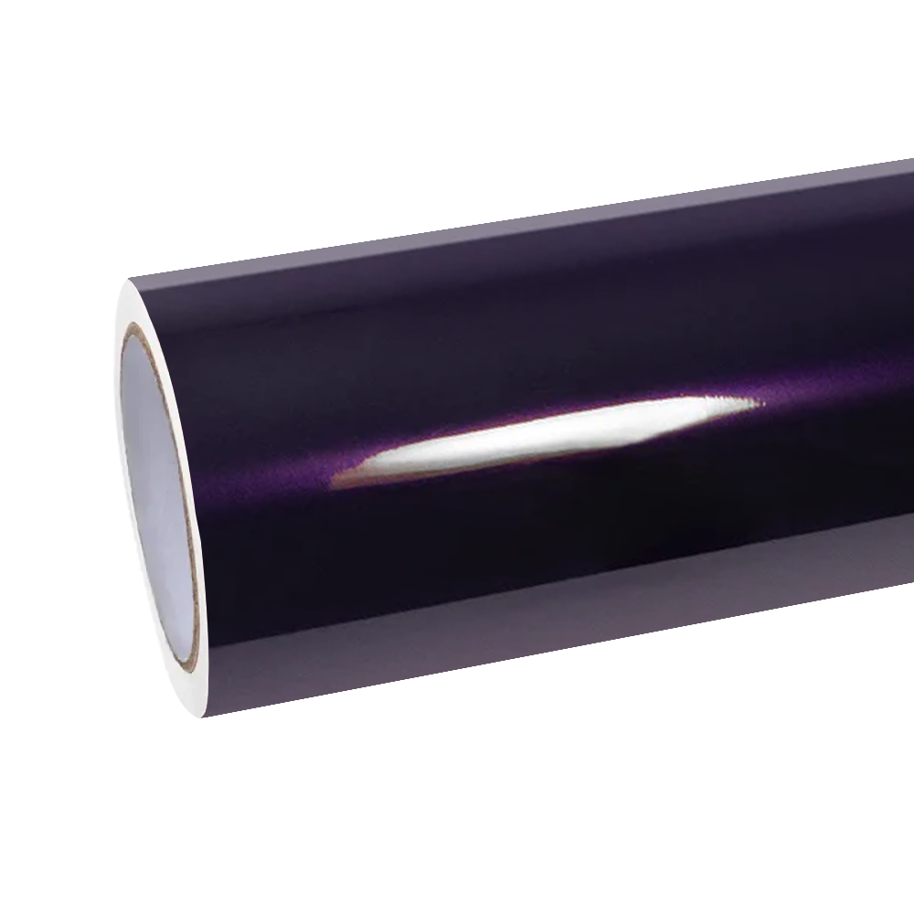Gloss Metallic Midnight Purple Car Wrap by ALUKOCARWRAP
