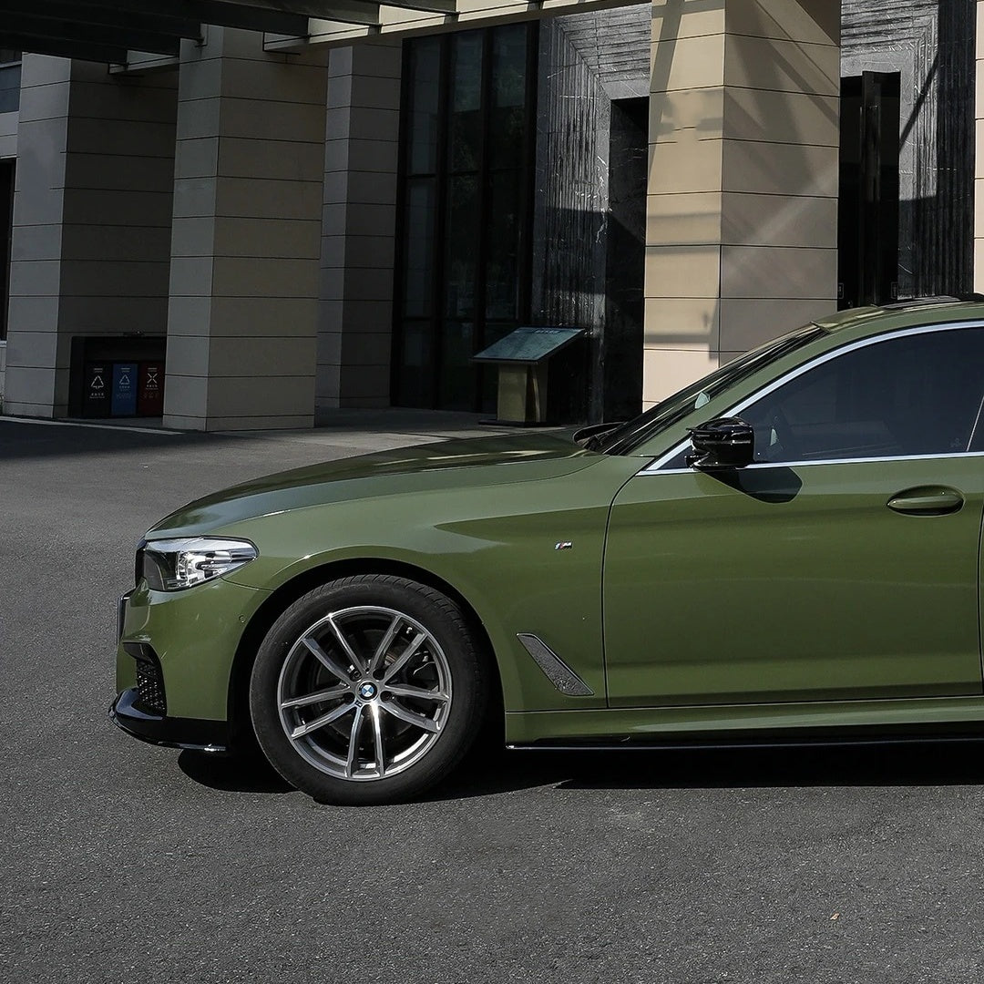 Gloss Crystal Army Green Car Vinyl Wrap PET