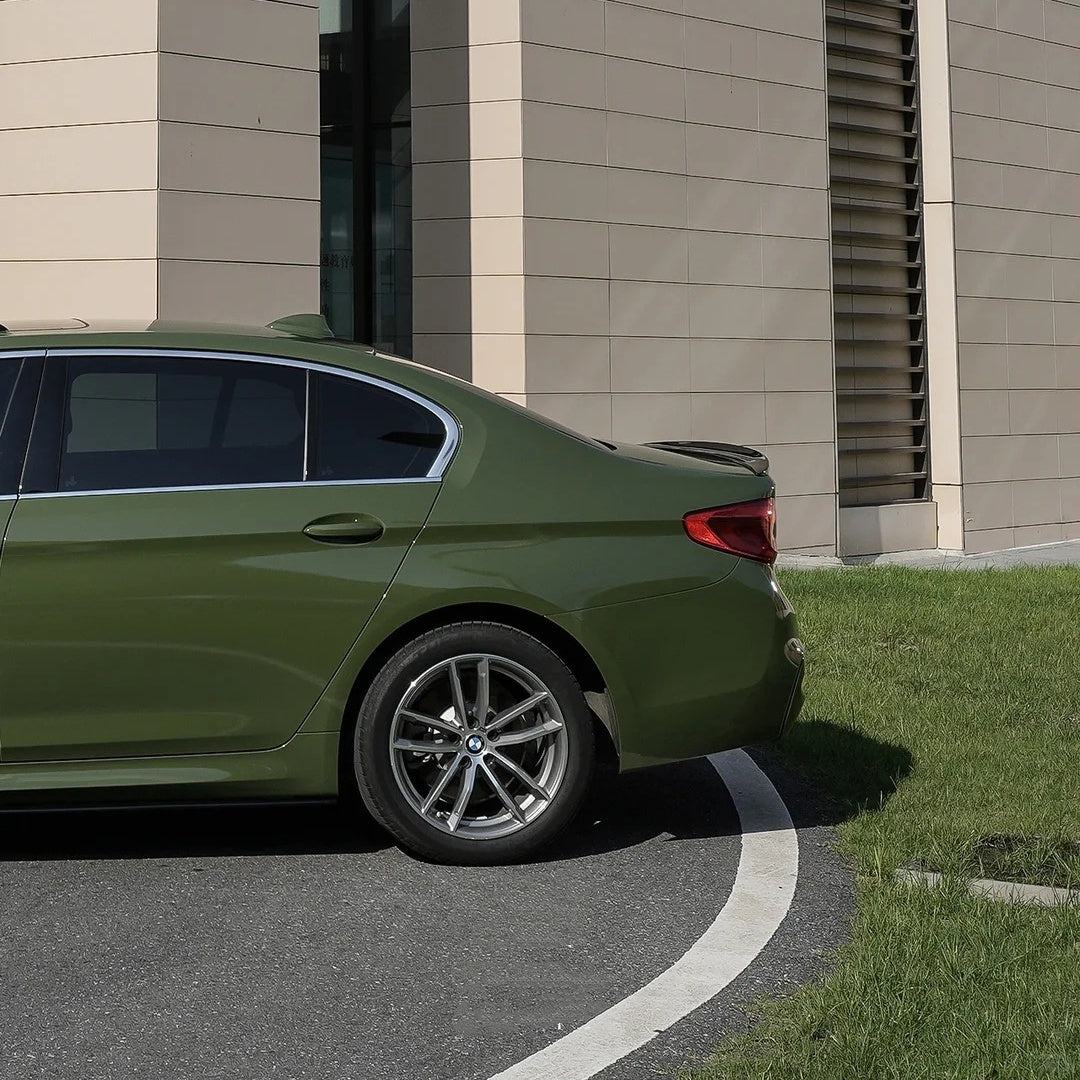 Gloss Crystal Army Green Car Vinyl Wrap PET