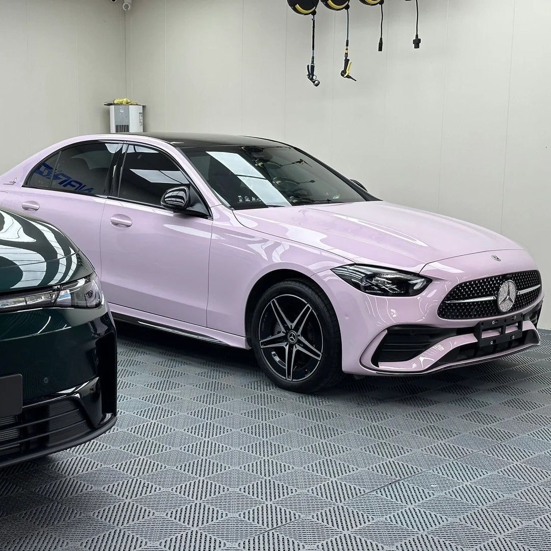 Gloss Crystal Lilac Purple Car Vinyl Wrap PET