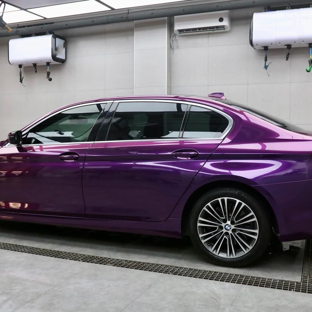 Gloss Ideal Dark Purple Car Vinyl Wrap
