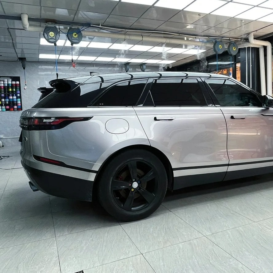 Gloss Liquid Land Rover Velar Silver Car Vinyl Wrap PET