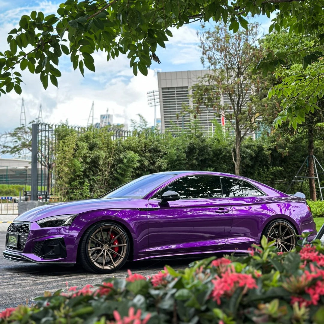 Gloss Liquid Twilight Purple Car Vinyl Wrap PET