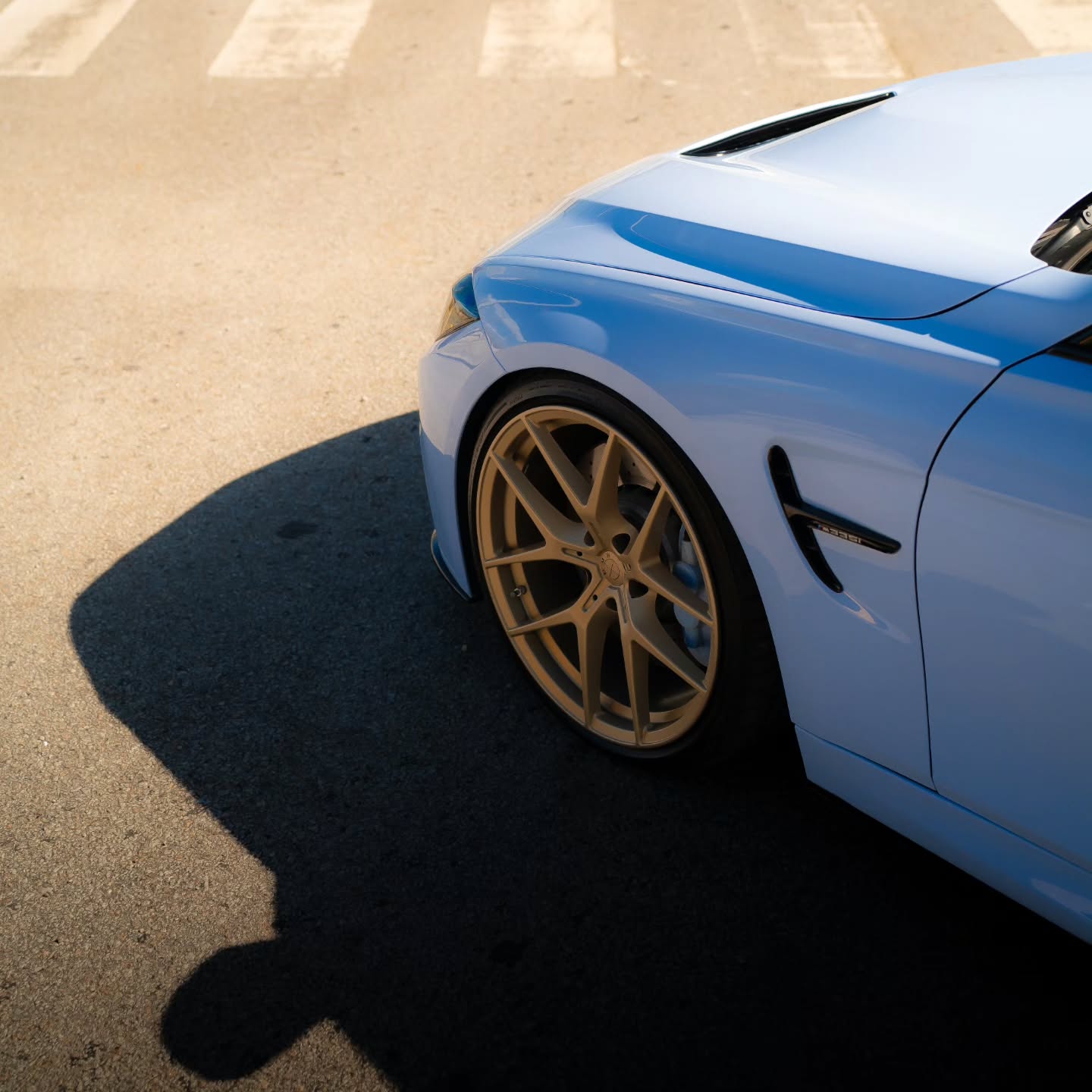 Gloss Macaron Baby Blue Car Vinyl Wrap PET