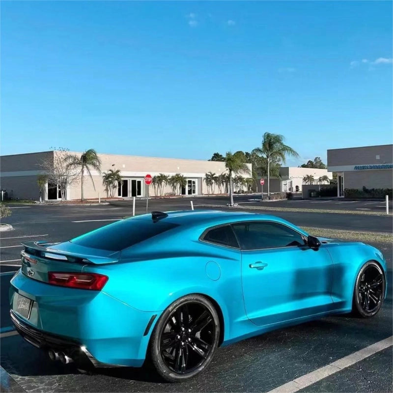 Gloss Metallic Atomic Teal Car Vinyl Wrap PET