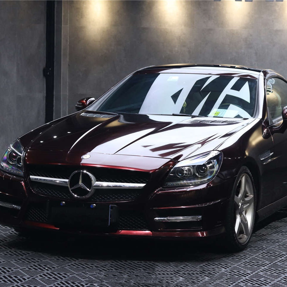 Gloss Metallic Black Rose Car Vinyl Wrap PET
