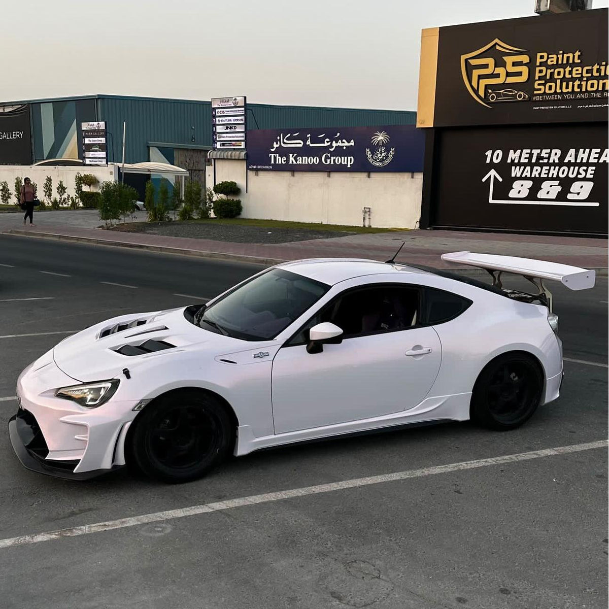 Gloss Metallic Chameleon Diamond Pollen Pink White Car Vinyl Wrap PET