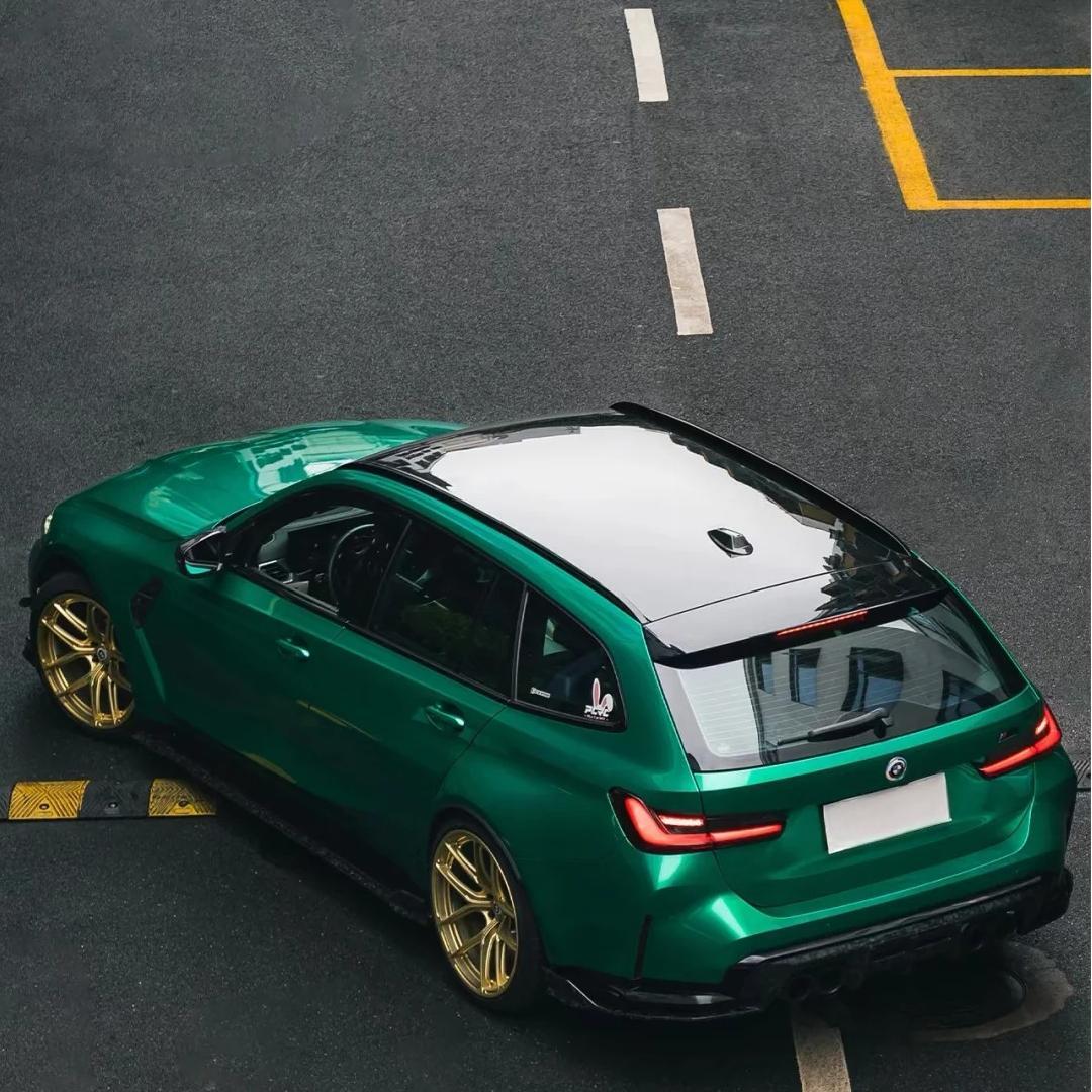 Gloss Metallic Emerald Green Car Wrap Vinyl PET