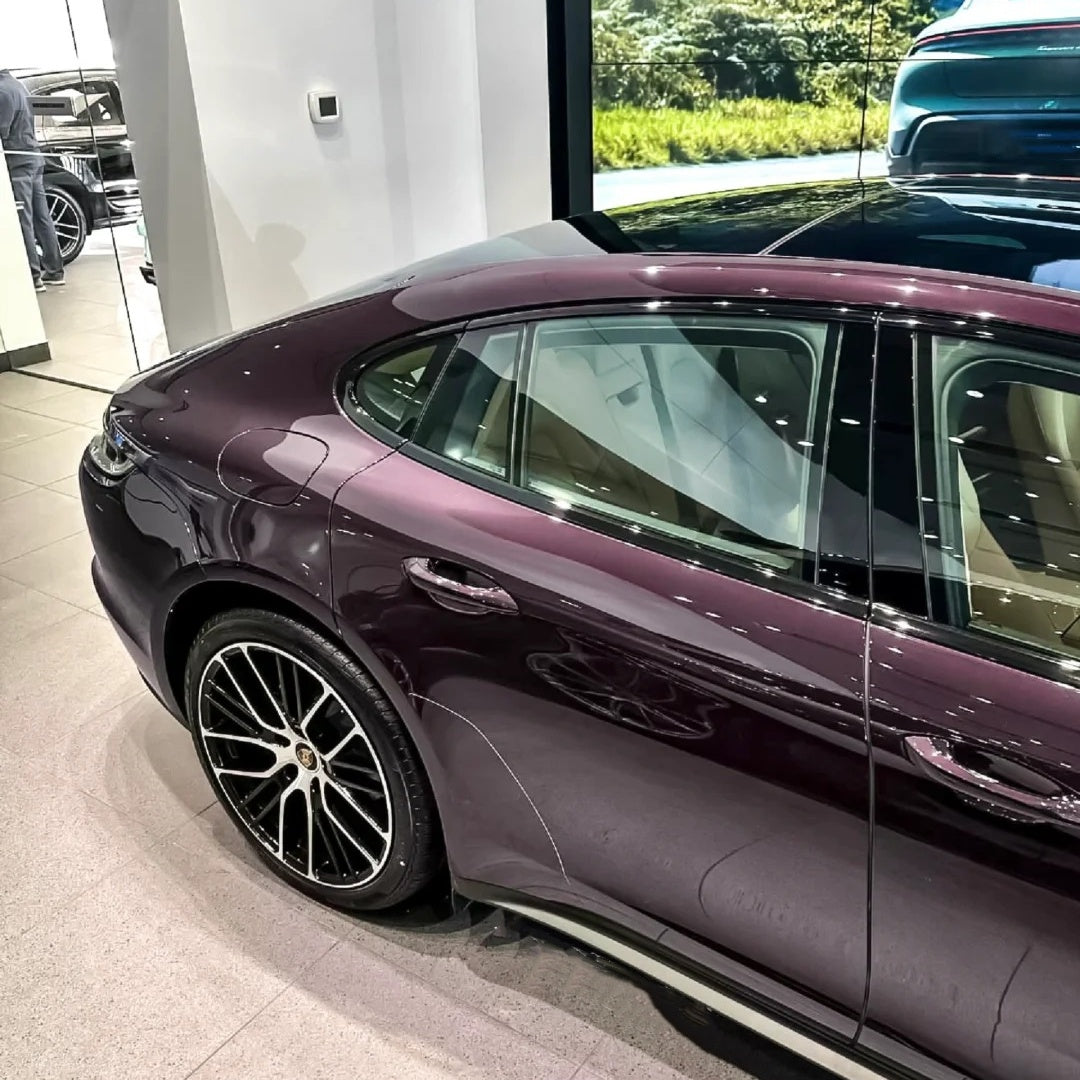 Gloss Metallic Eve Purple Car Vinyl Wrap PET