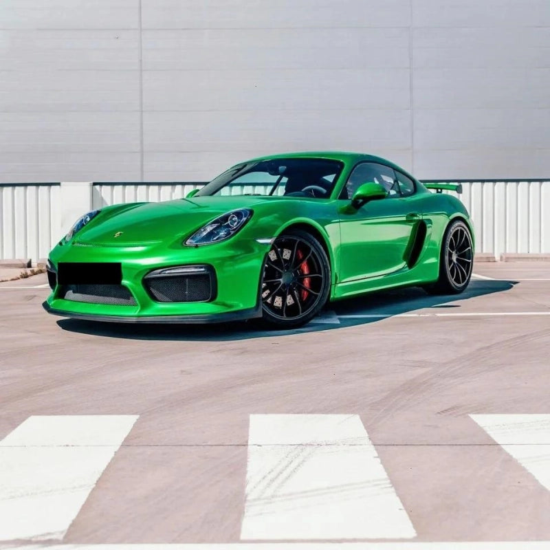 Gloss Metallic Flame Green Car Vinyl Wrap PET