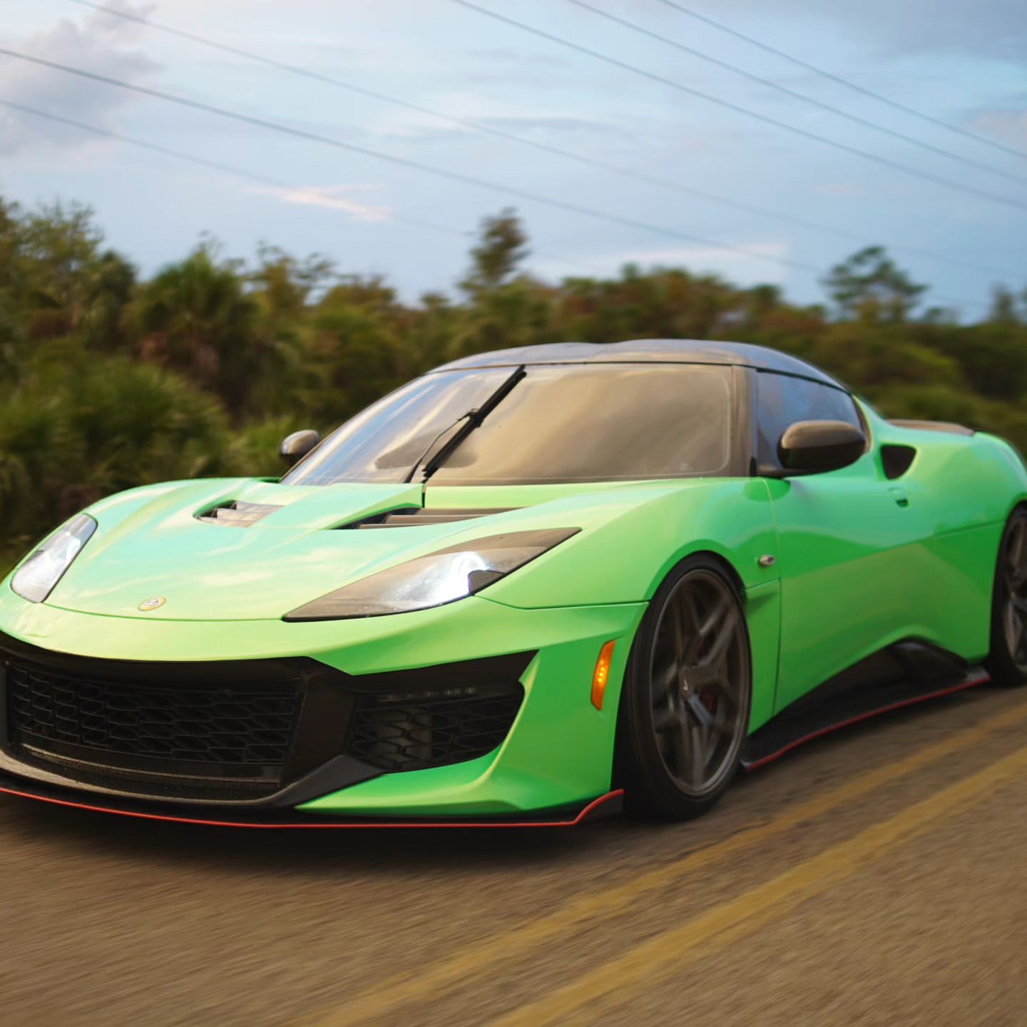 Glossy Apple Green Car Vinyl Wrap PET